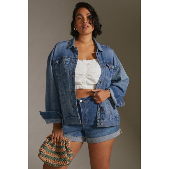 Anthropologie Jackets & Blazers - Anthropologie Pilcro Boyfriend Denim Jacket - Size XL